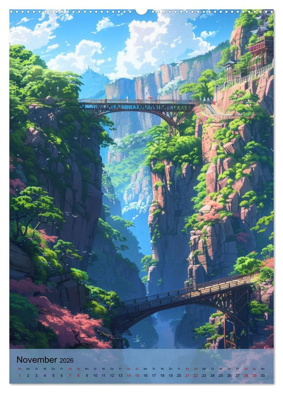 Bild: 9783516278057 | Immer wieder Anime (Wandkalender 2026 DIN A2 hoch), CALVENDO...