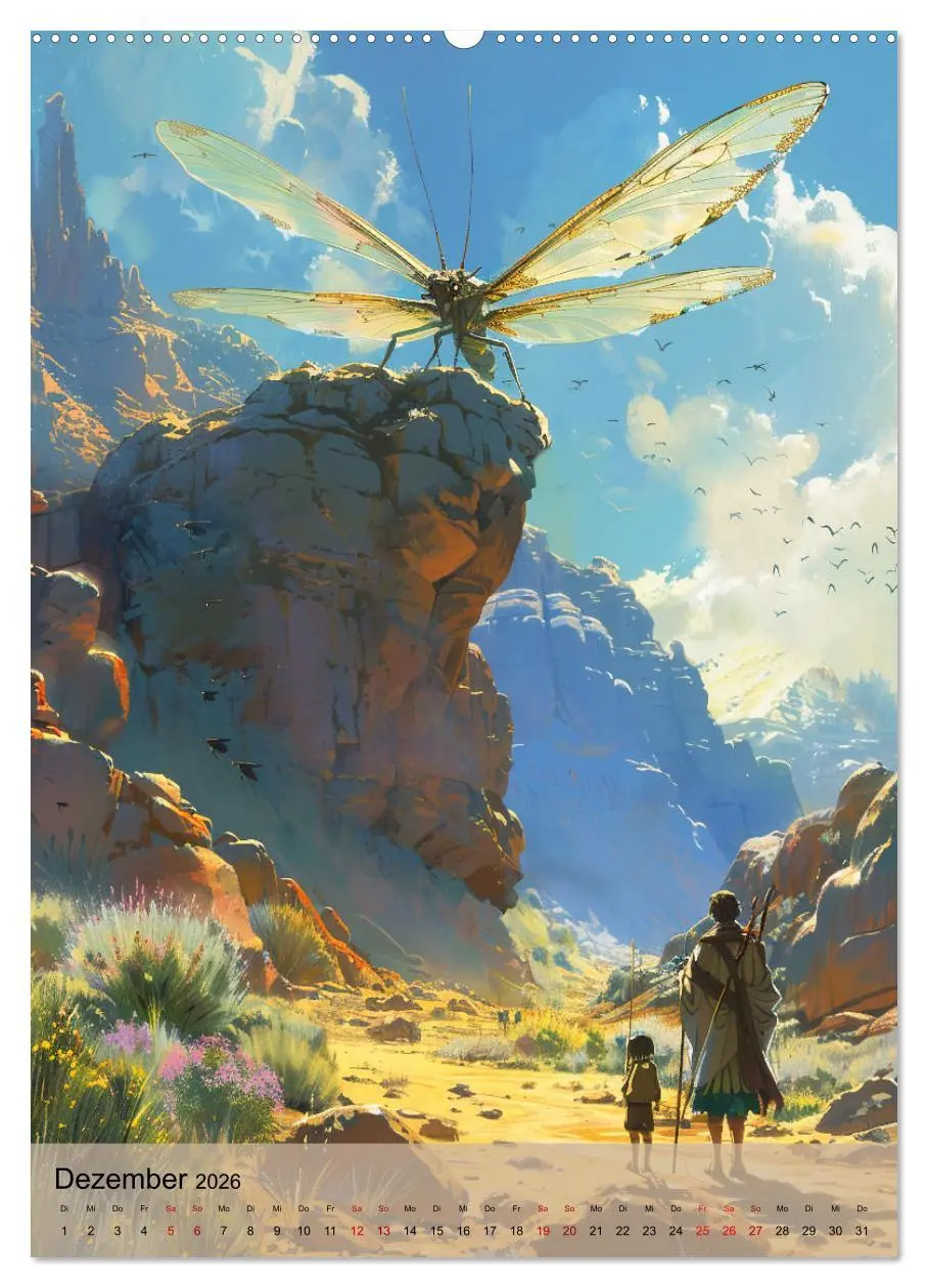 Bild: 9783516278057 | Immer wieder Anime (Wandkalender 2026 DIN A2 hoch), CALVENDO...