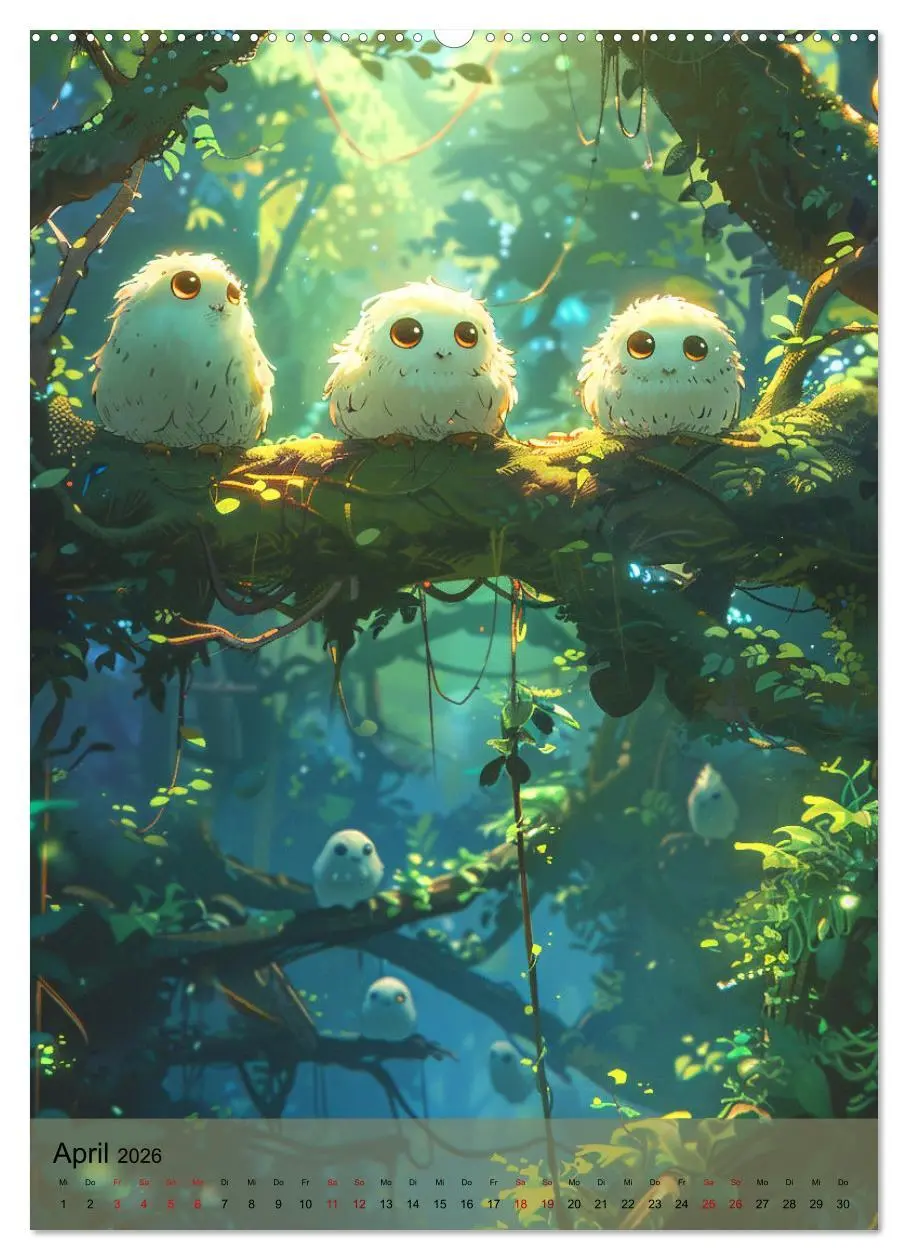 Bild: 9783516278057 | Immer wieder Anime (Wandkalender 2026 DIN A2 hoch), CALVENDO...