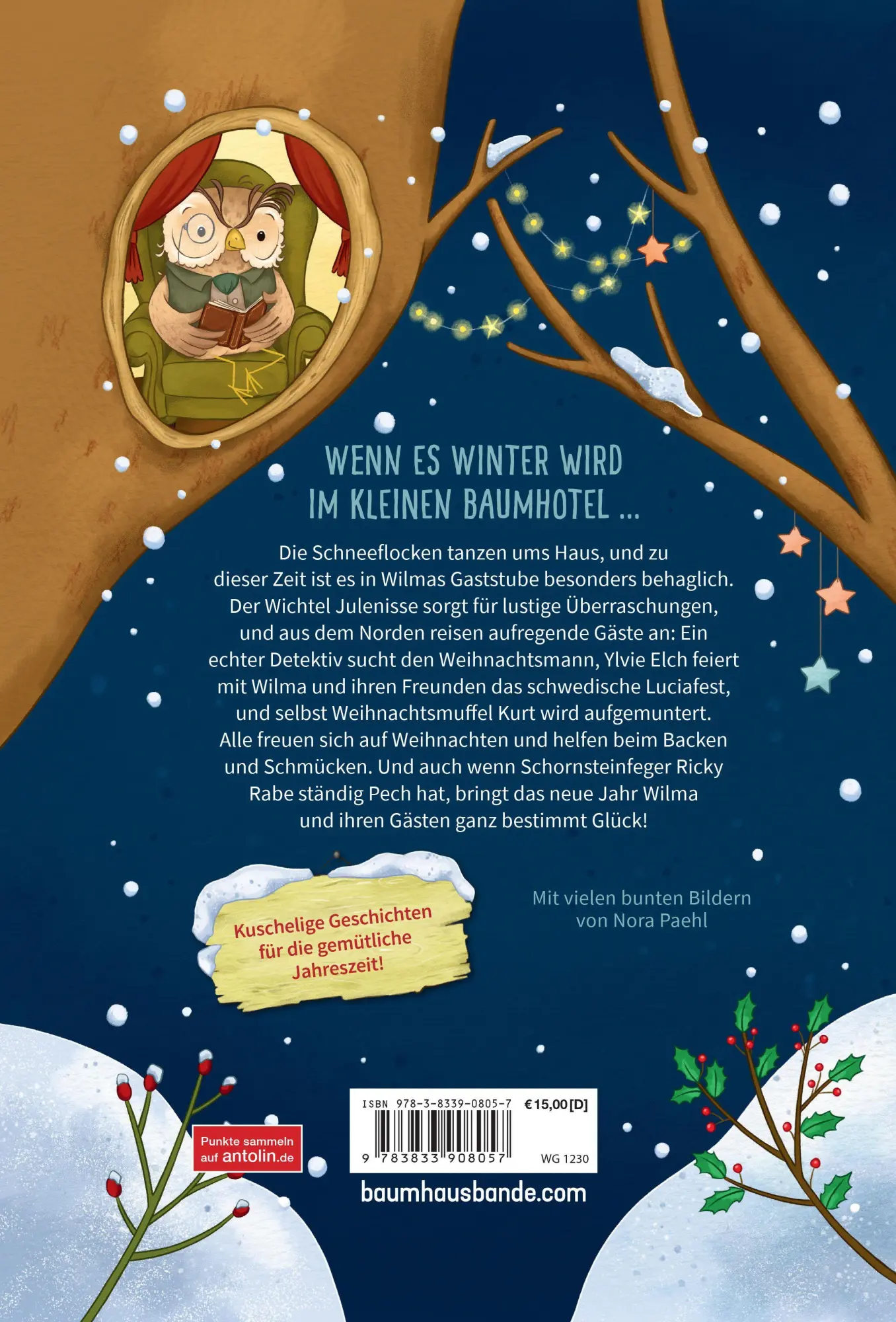 Bild: 9783833908057 | Wilma Walnuss - Winter und Weihnachten im kleinen Baumhotel, Band 3