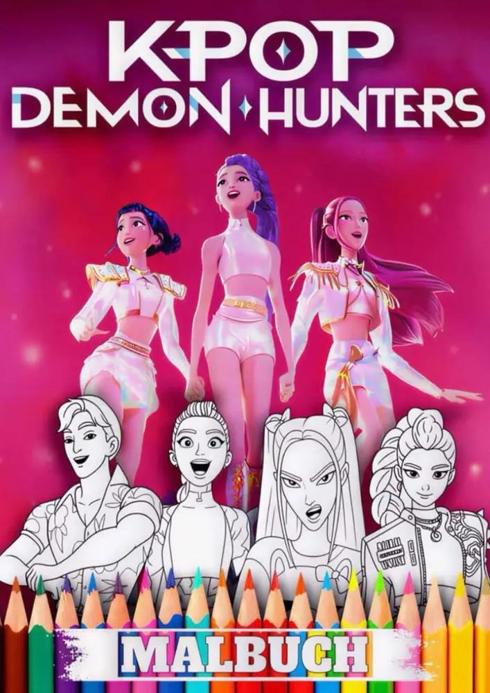 Cover: 9789403888057 | KPop Demon Hunters Malbuch | Pascal Müller | Taschenbuch | 116 S.