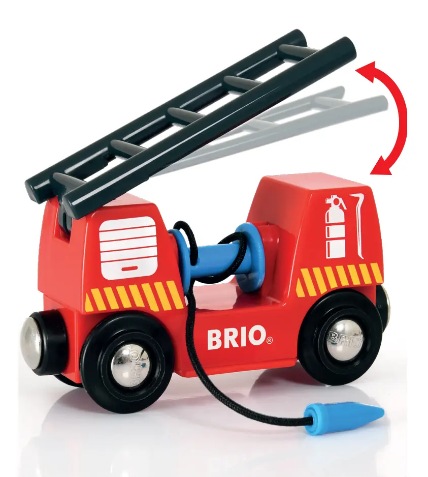 Bild: 7312350338157 | BRIO World - Bahn Feuerwehr Set | BRIO® | Spielzeug | In Schachtel