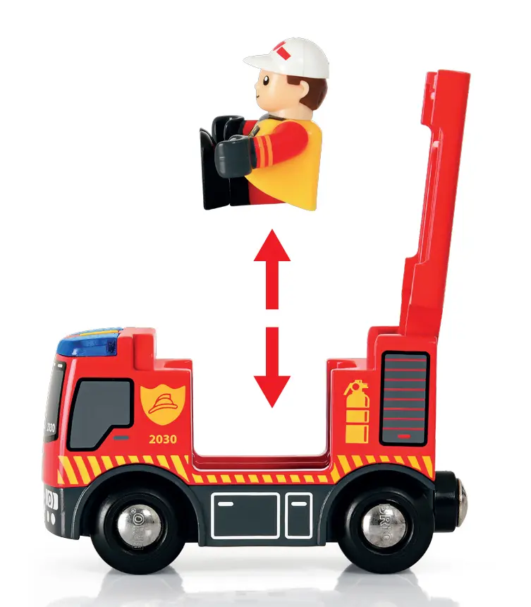 Bild: 7312350338157 | BRIO World - Bahn Feuerwehr Set | BRIO® | Spielzeug | In Schachtel