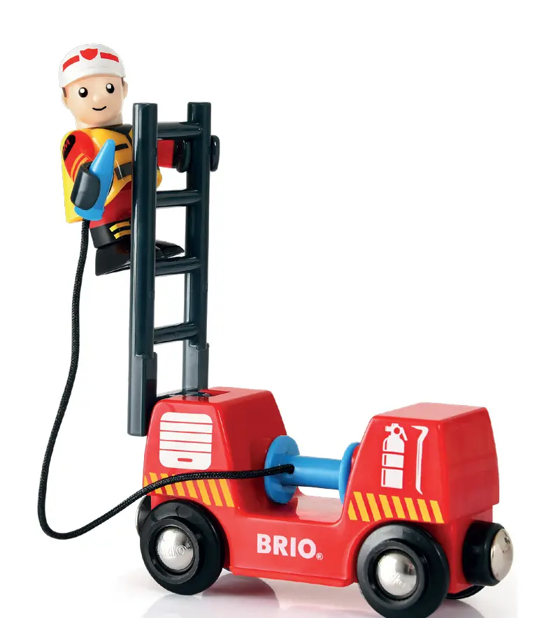 Bild: 7312350338157 | BRIO World - Bahn Feuerwehr Set | BRIO® | Spielzeug | In Schachtel