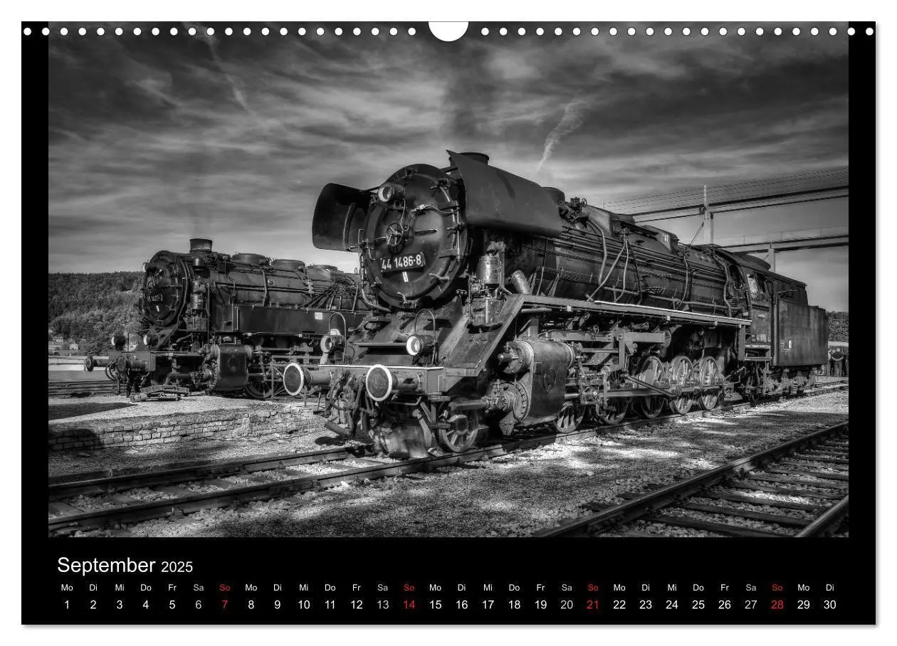 Bild: 9783435778157 | Dampflokomotiven (Wandkalender 2025 DIN A3 quer), CALVENDO...