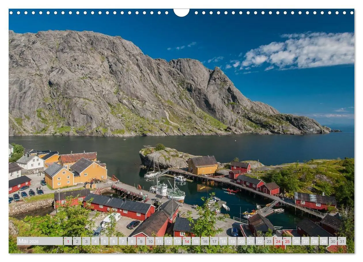 Bild: 9783516198157 | Norwegen (Wandkalender 2026 DIN A3 quer), CALVENDO Monatskalender