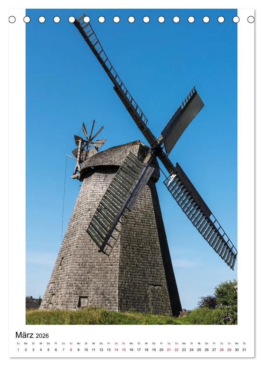 Bild: 9783516408157 | Historische Windmühlen in Minden-Lübbecke (Tischkalender 2026 DIN...