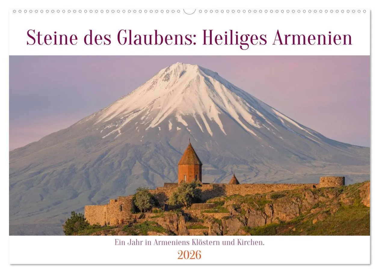 Cover: 9783516648157 | Steine Des Glaubens: Heiliges Armenien (Wandkalender 2026 DIN A2...