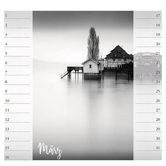 Bild: 9783861928157 | Bodensee. Immerwährender Geburtstags- und Tischkalender | Bichler