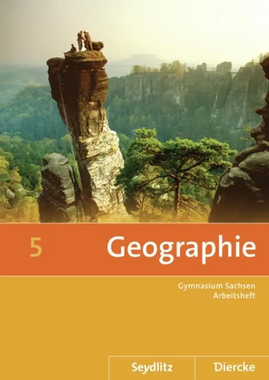 Cover: 9783141498257 | Seydlitz / Diercke Geographie 5. Arbeitsheft. Sachsen | Helmut Fiedler
