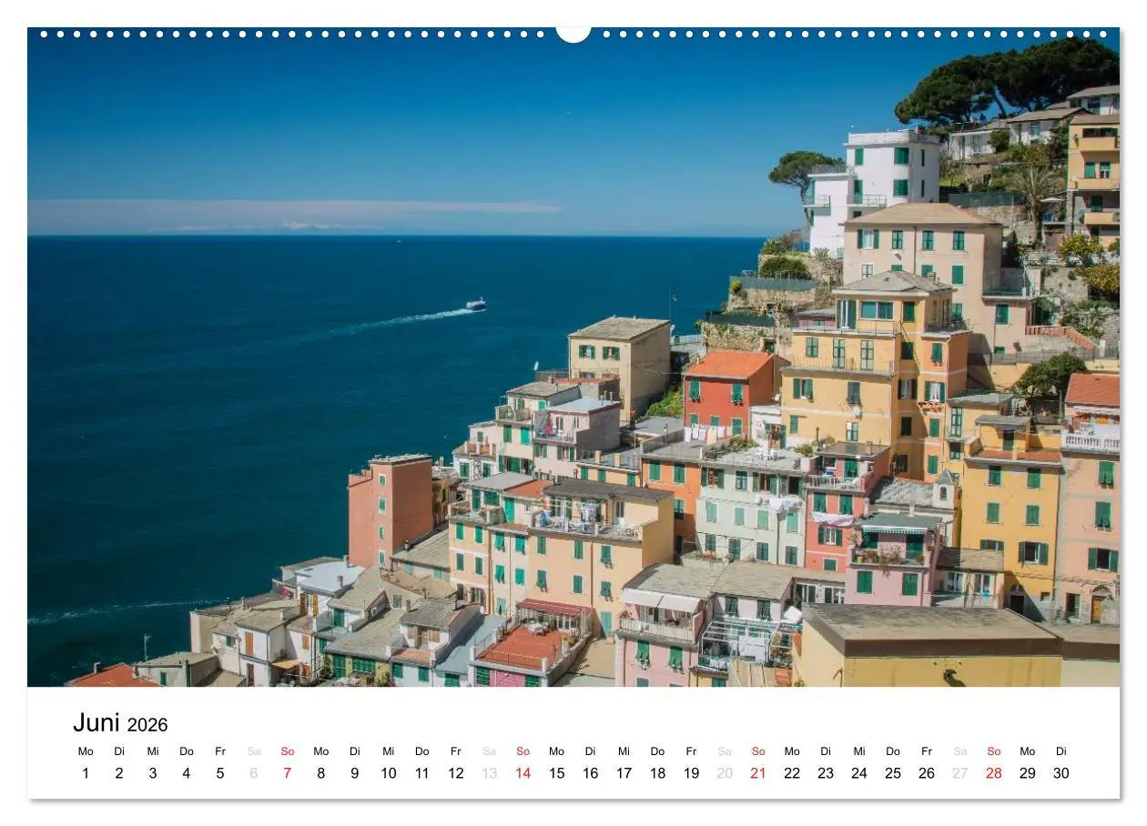 Bild: 9783516018257 | Blick auf die Ligurische Küste (Wandkalender 2026 DIN A2 quer),...