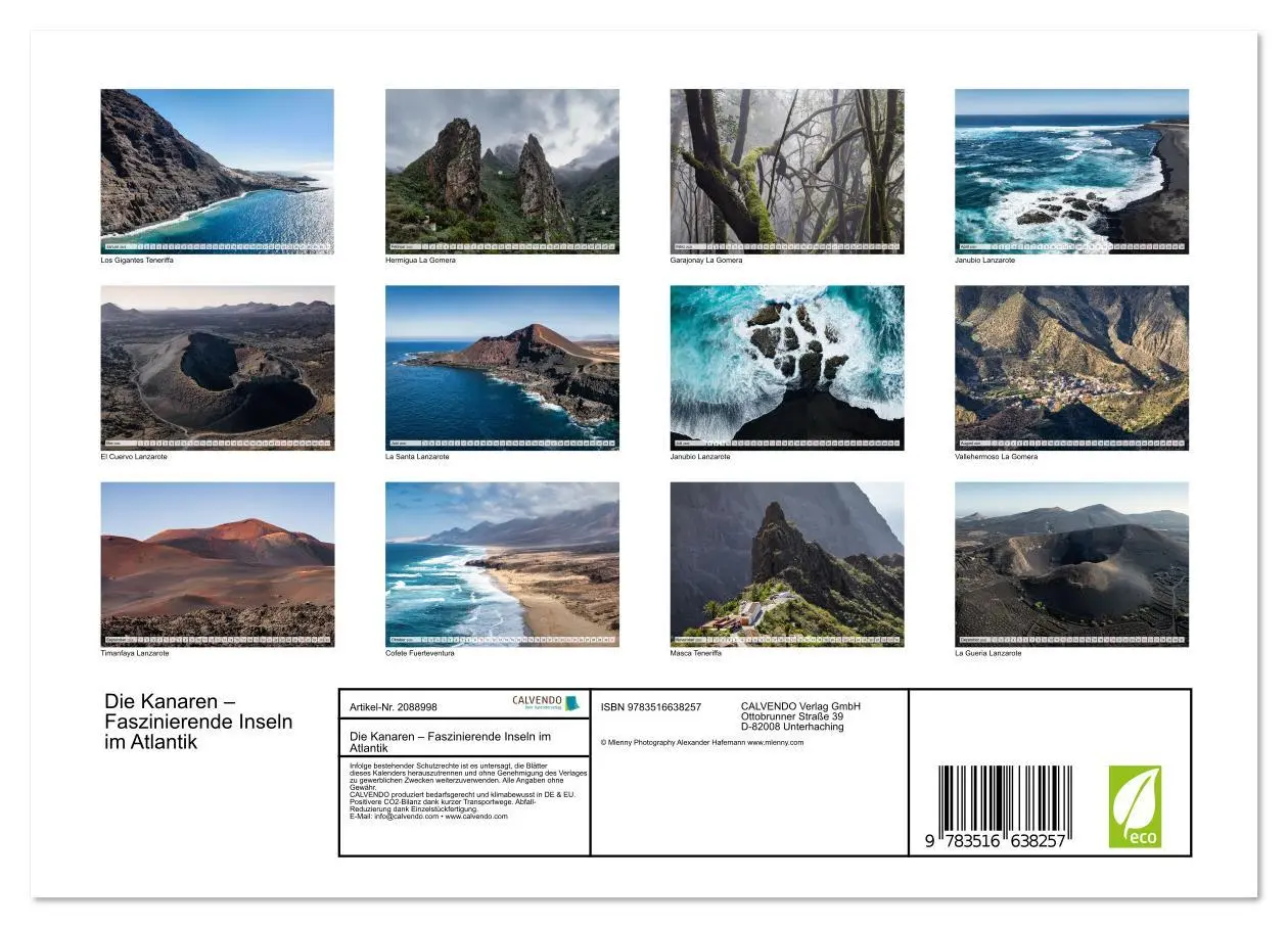 Bild: 9783516638257 | Die Kanaren - Faszinierende Inseln im Atlantik (Wandkalender 2026...
