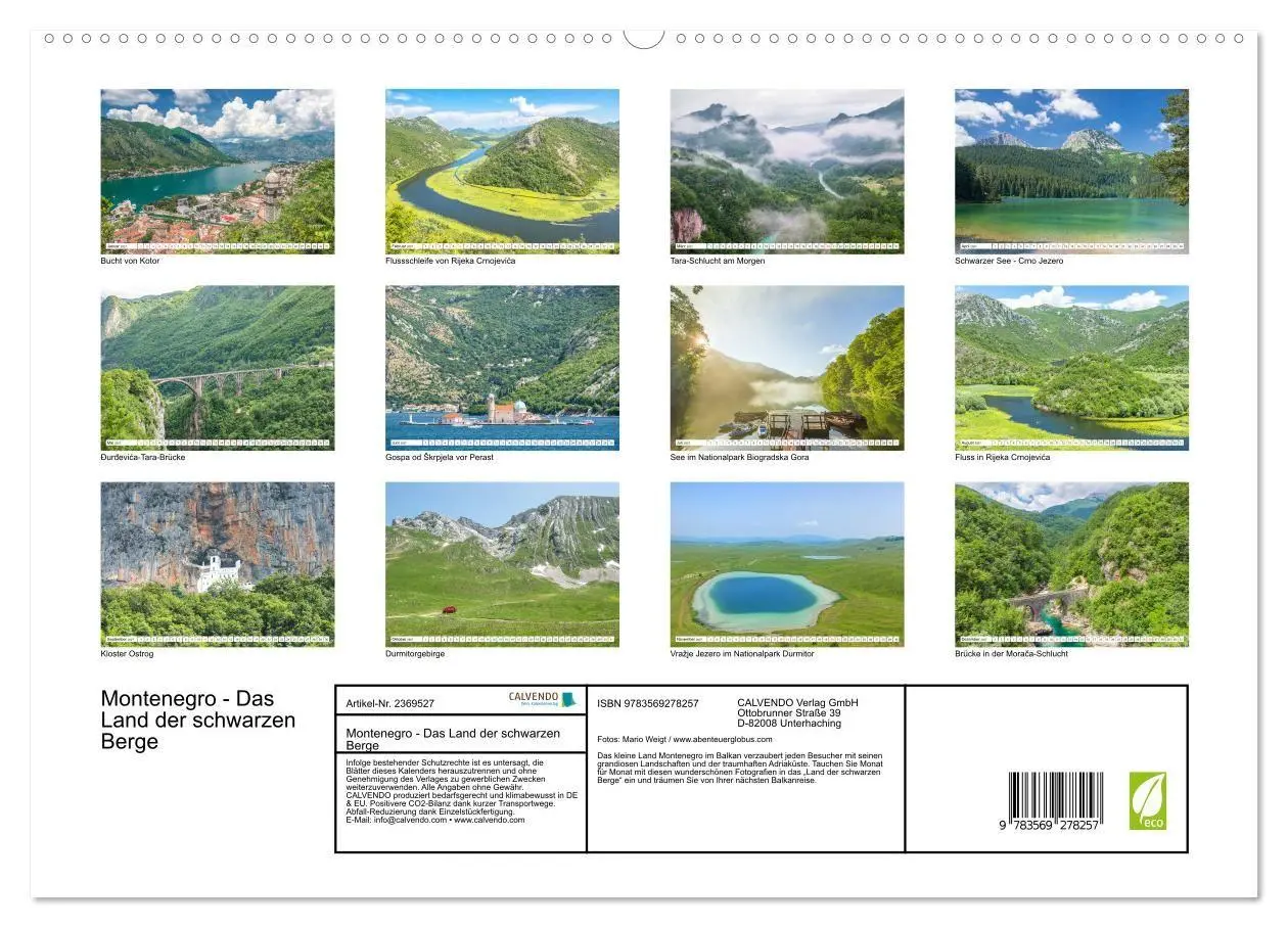 Bild: 9783569278257 | Montenegro - Das Land der schwarzen Berge (hochwertiger Premium...