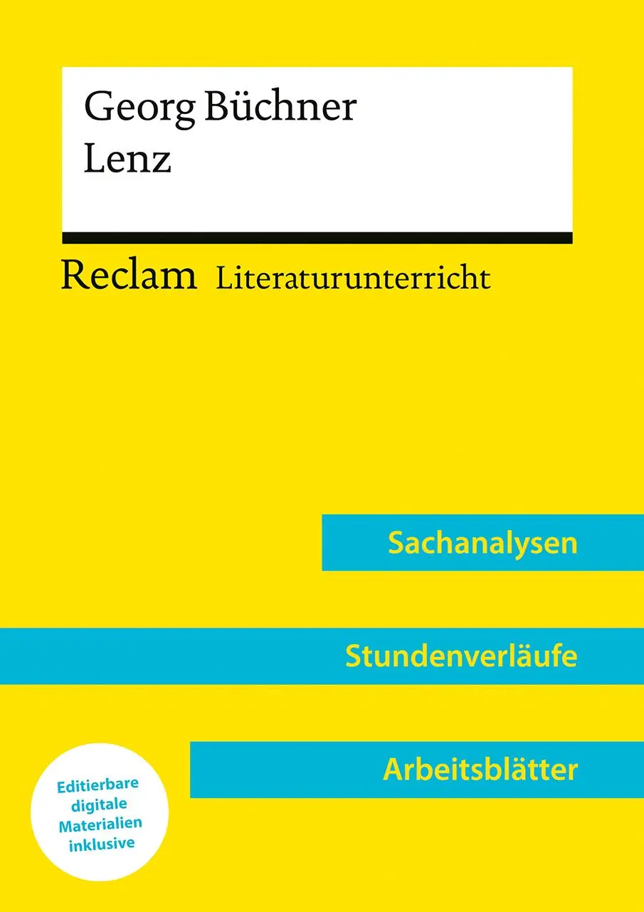 Cover: 9783150158357 | Georg Büchner: Lenz | Peter Bekes | Taschenbuch | 122 S. | Deutsch