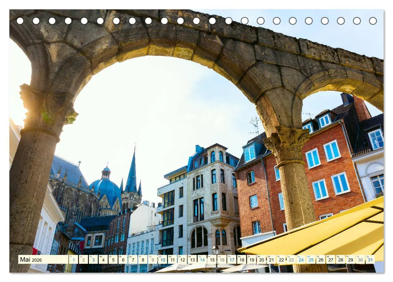 Bild: 9783457778357 | Aachen - die Kaiserstadt am Dreiländereck (Tischkalender 2026 DIN...