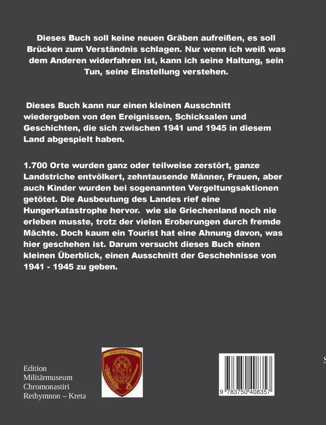 Rückseite: 9783750408357 | Schlachthaus Griechenland | Stephan D. Yada-Mc Neal | Taschenbuch