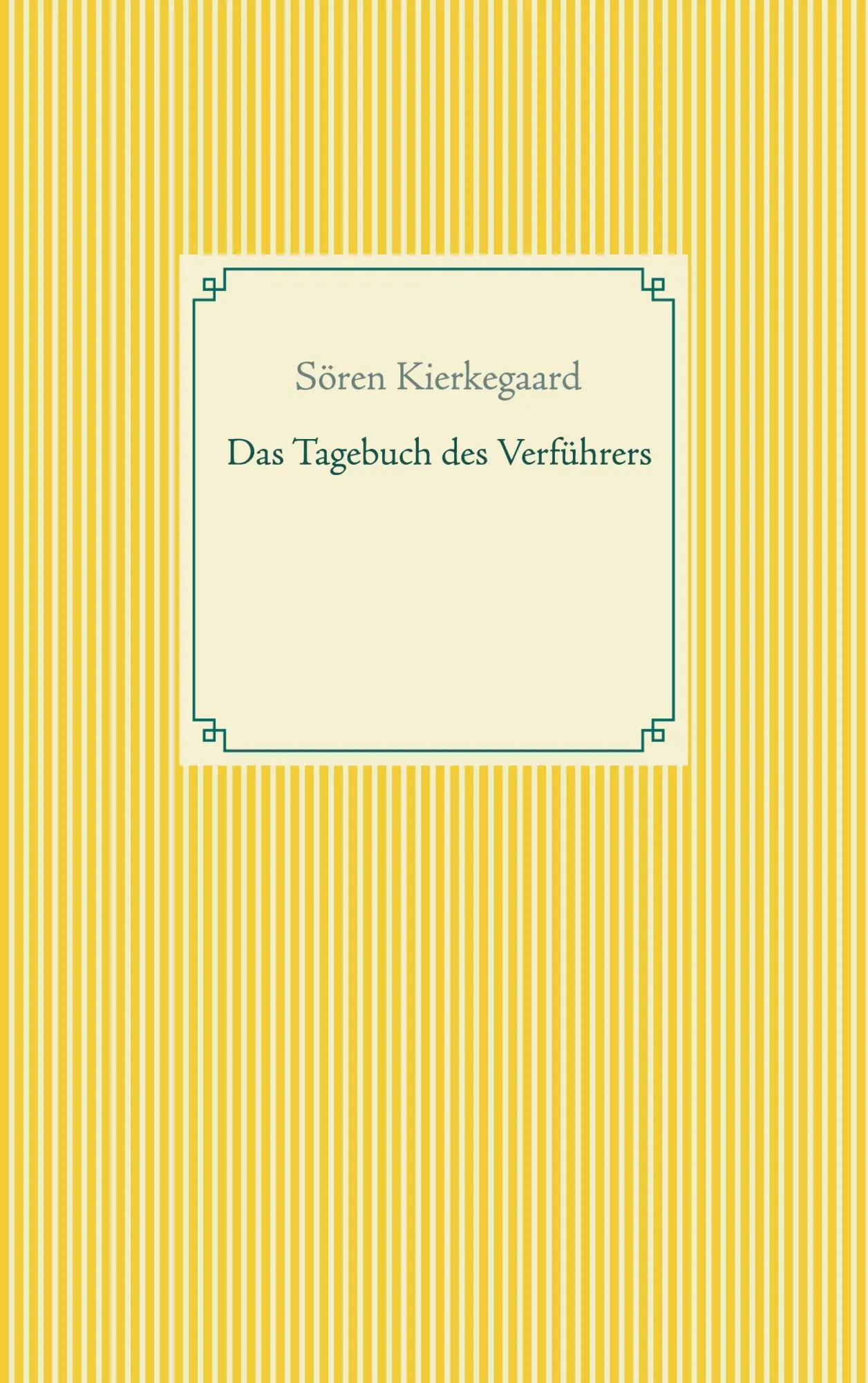 Cover: 9783751948357 | Das Tagebuch des Verführers | Sören Kierkegaard | Taschenbuch | 128 S.