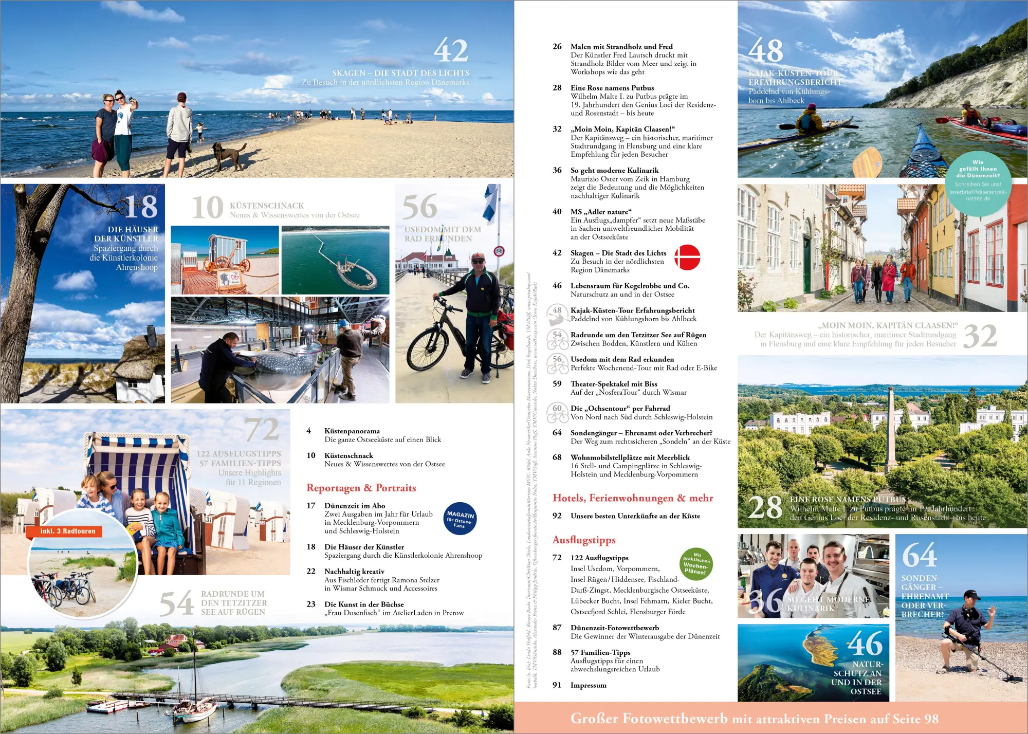 Bild: 9783946148357 | Dünenzeit Ostsee | Das Reisemagazin für Urlaub am Meer | Taschenbuch