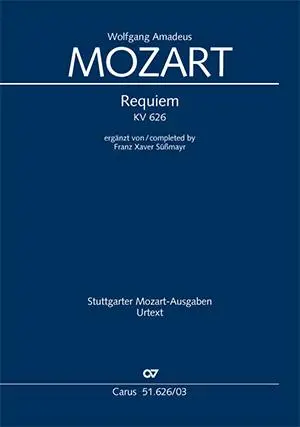 Cover: 9790007058357 | Requiem | Süßmayr-Version | Wolfgang Amadeus Mozart | Taschenbuch