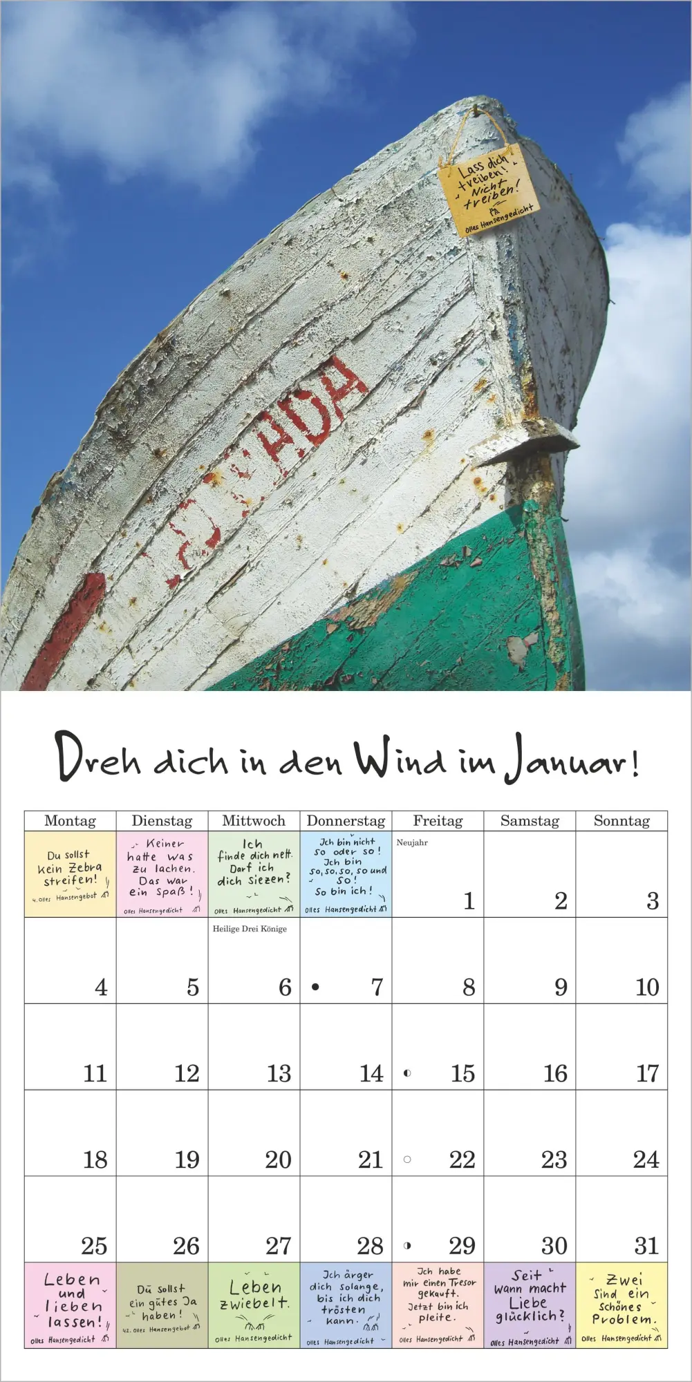 Bild: 4069095018457 | Schild-Bürger-Streiche 2027 | Neumann Verlage GmbH &amp; Co KG | Kalender