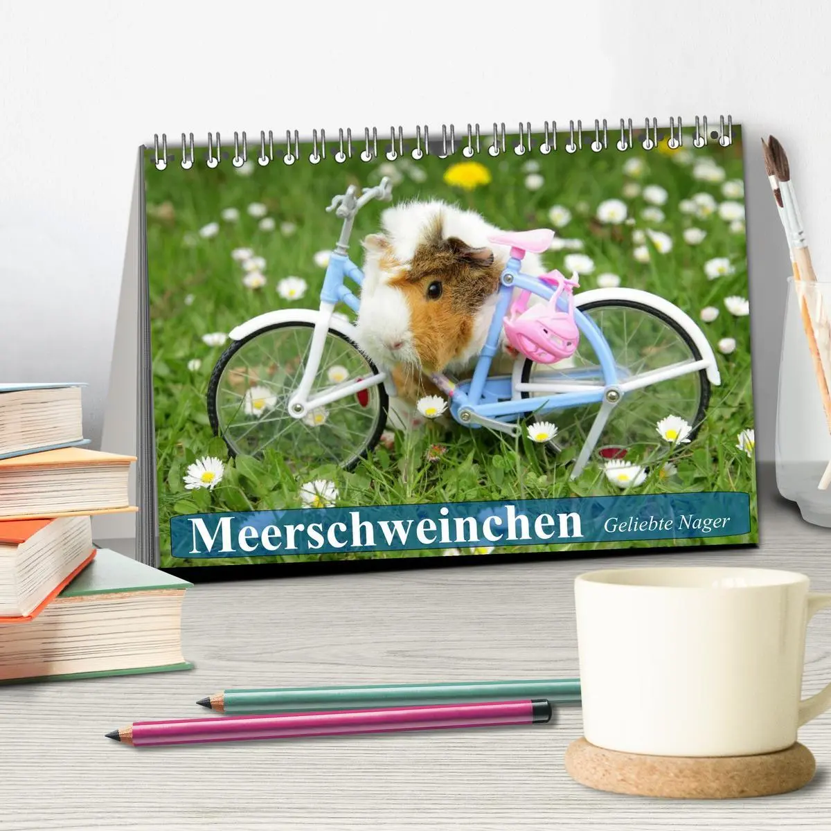 Bild: 9783435508457 | Meerschweinchen. Geliebte Nager (Tischkalender 2025 DIN A5 quer),...