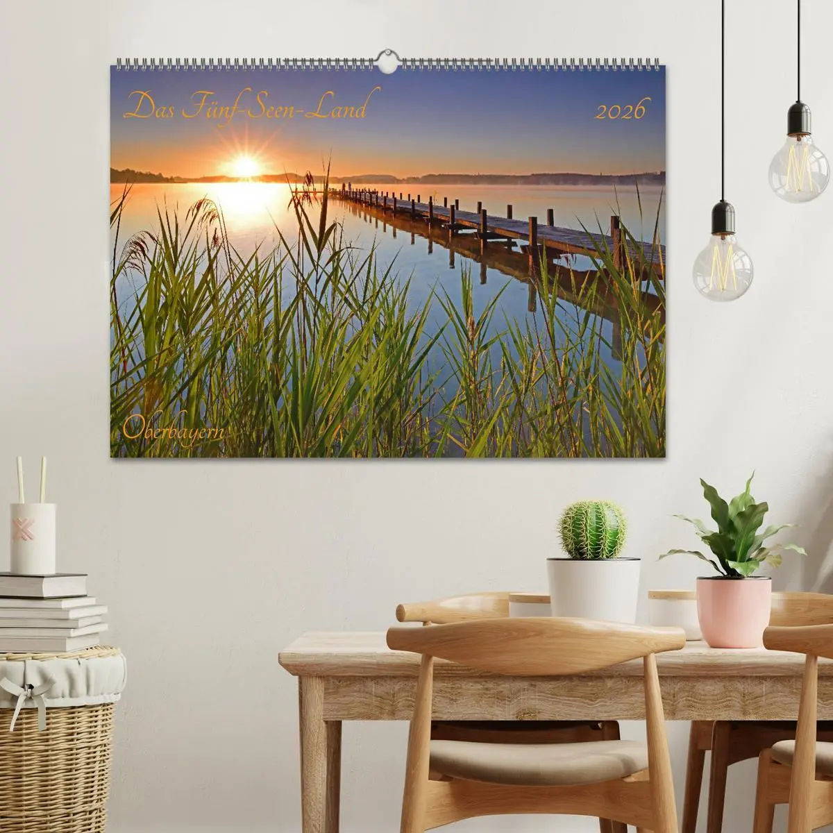 Bild: 9783457768457 | Das Fünf-Seen-Land Oberbayern (Wandkalender 2026 DIN A2 quer),...