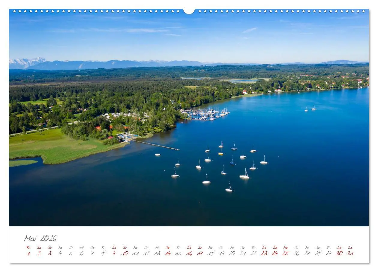 Bild: 9783457768457 | Das Fünf-Seen-Land Oberbayern (Wandkalender 2026 DIN A2 quer),...