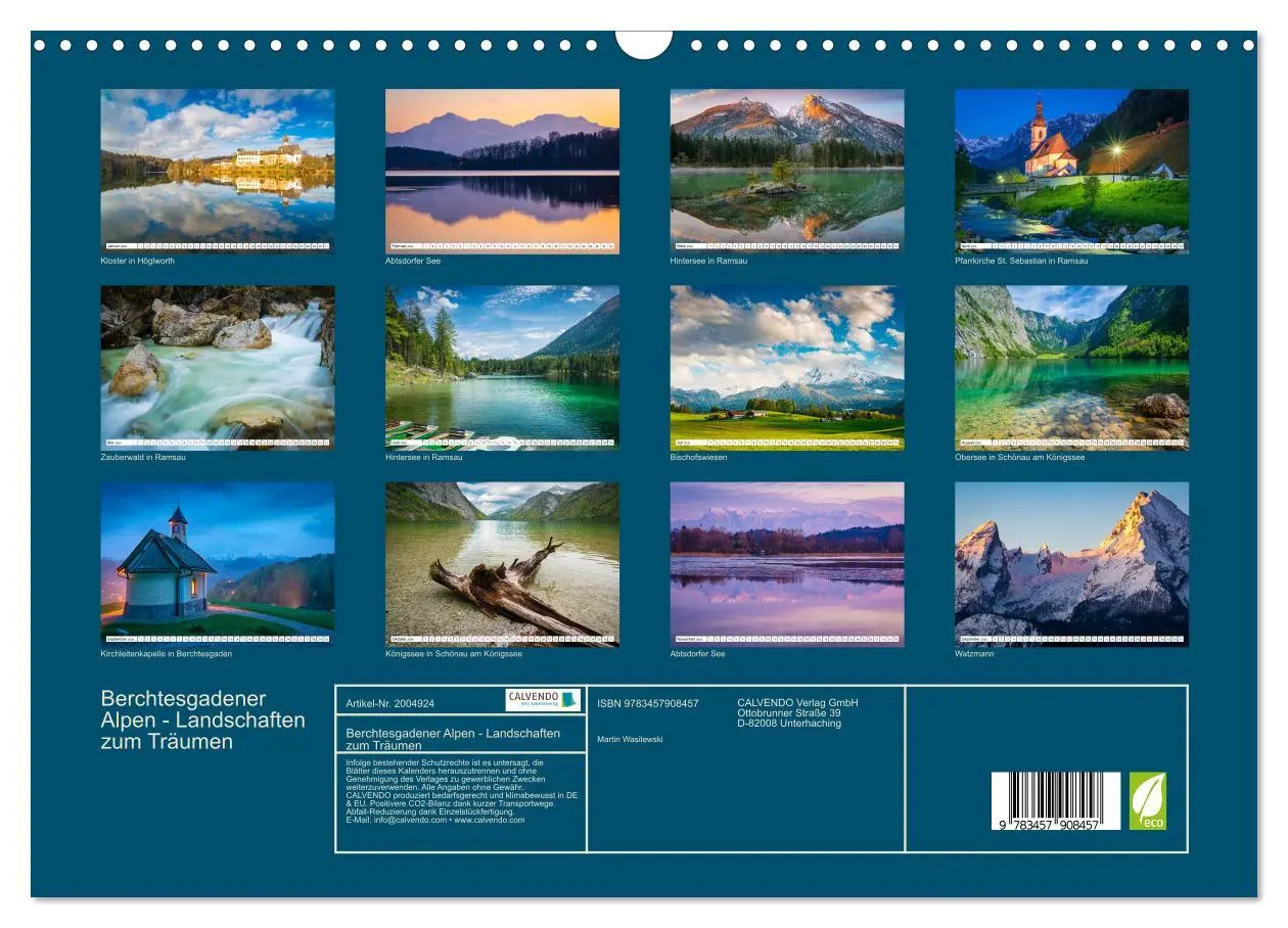 Bild: 9783457908457 | Berchtesgadener Alpen - Landschaften zum Träumen (Wandkalender 2026...