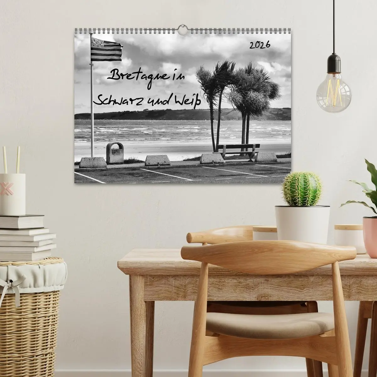 Bild: 9783516098457 | Bretagne in Schwarz und Weiß 2026 (Wandkalender 2026 DIN A3 quer),...