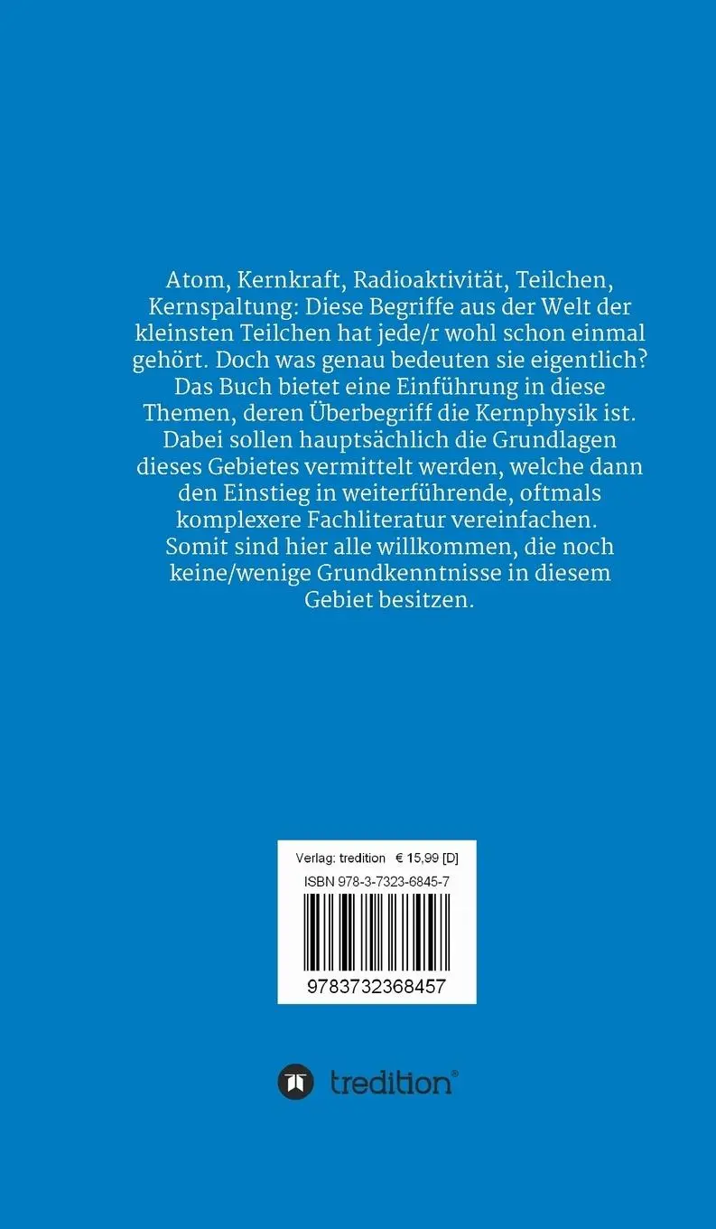 Rückseite: 9783732368457 | Die Welt der kleinsten Teilchen | Einstieg in die Kernphysik | Wieners