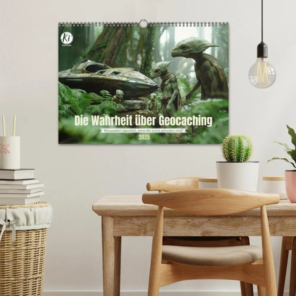 Bild: 9783435428557 | Die Wahrheit über Geocaching (Wandkalender 2025 DIN A3 quer),...
