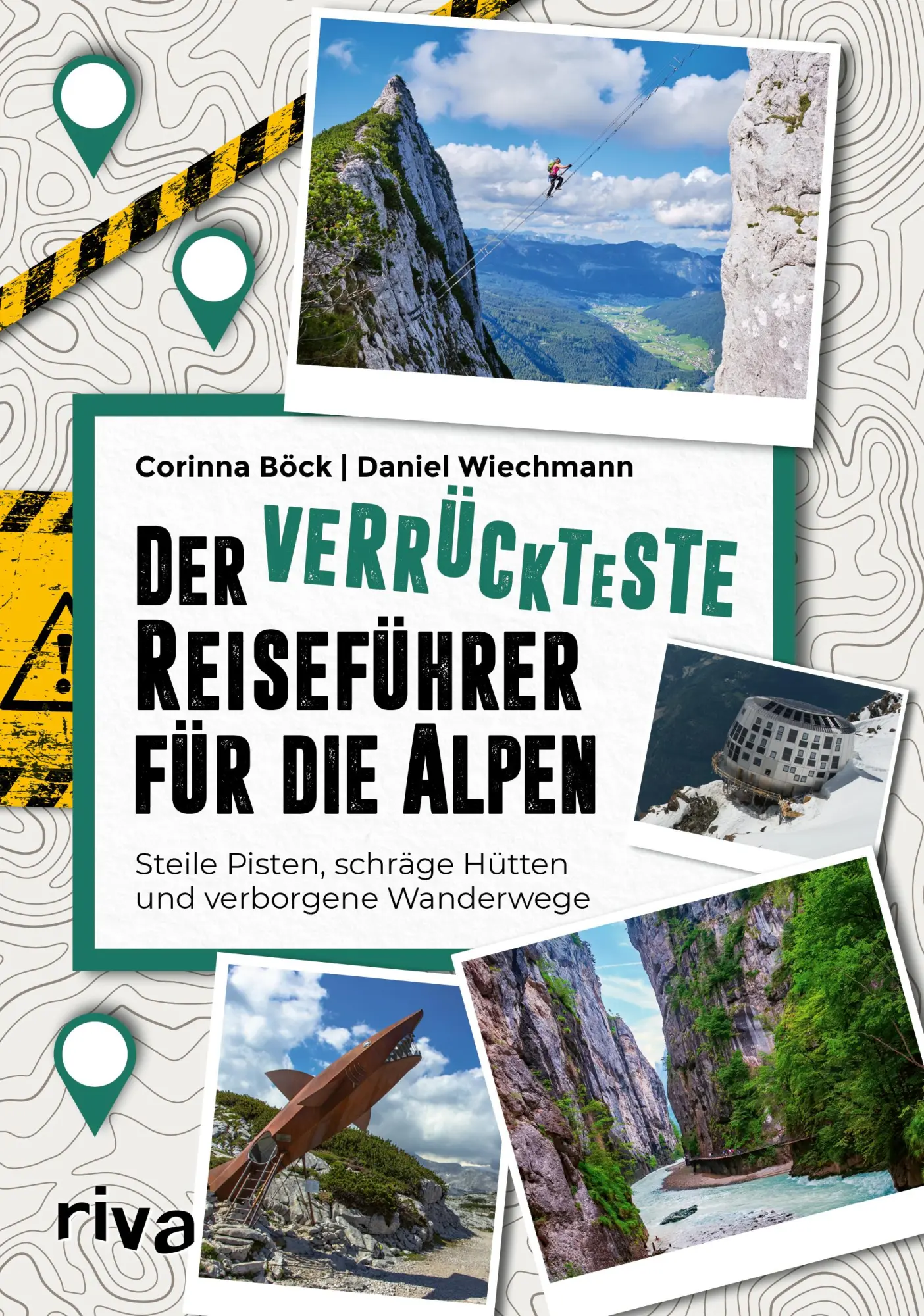 Cover: 9783742328557 | Der verrückteste Reiseführer für die Alpen | Corinna Böck (u. a.)