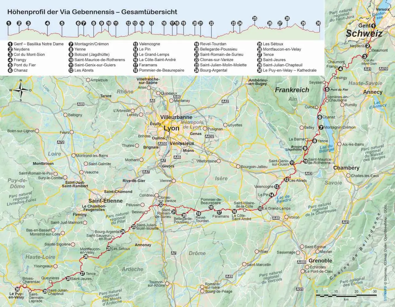 Rückseite: 9783866868557 | Frankreich: Jakobsweg Via Gebennensis von Genf nach Le Puy-en-Velay