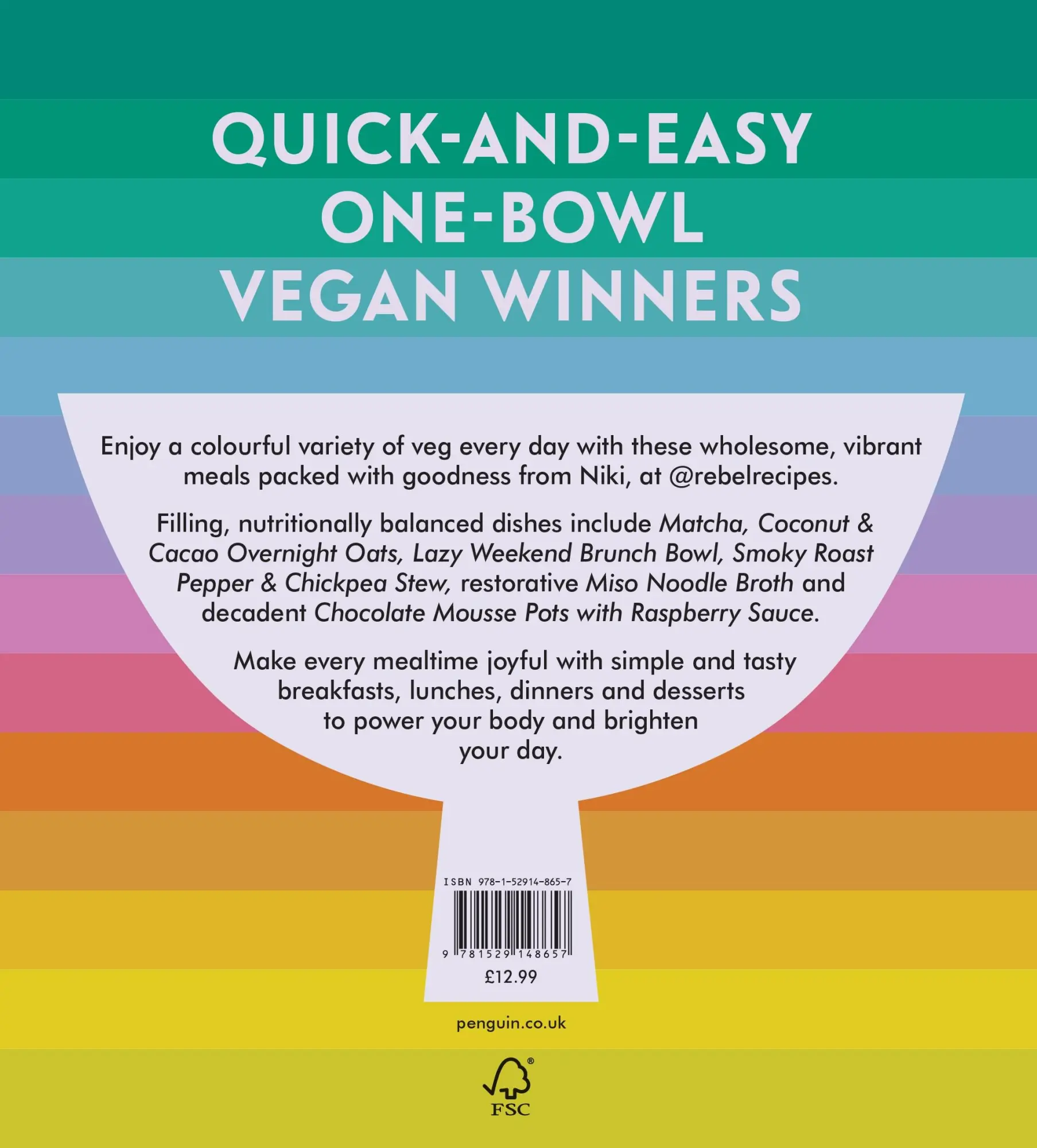 Cover: 9781529148657 | Rainbow Bowls | Easy, delicious ways to #EatTheRainbow | Niki Webster