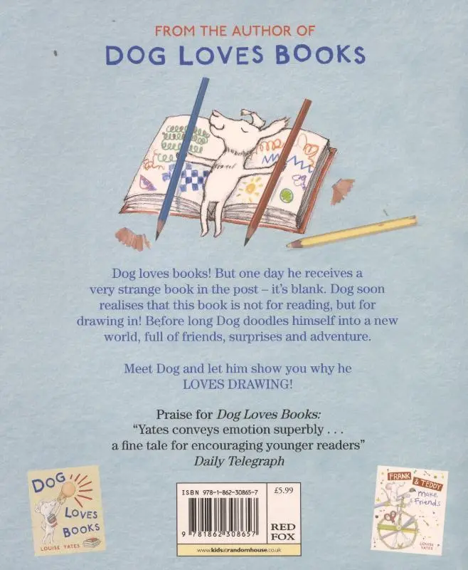 Rückseite: 9781862308657 | Dog Loves Drawing | Louise Yates | Taschenbuch | 32 S. | Englisch