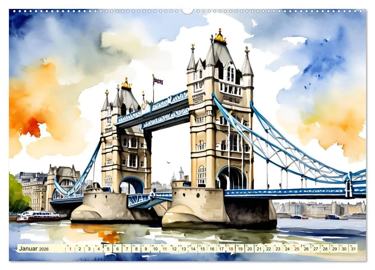 Bild: 9783457368657 | London - Metropole auf der Insel (Wandkalender 2026 DIN A2 quer),...