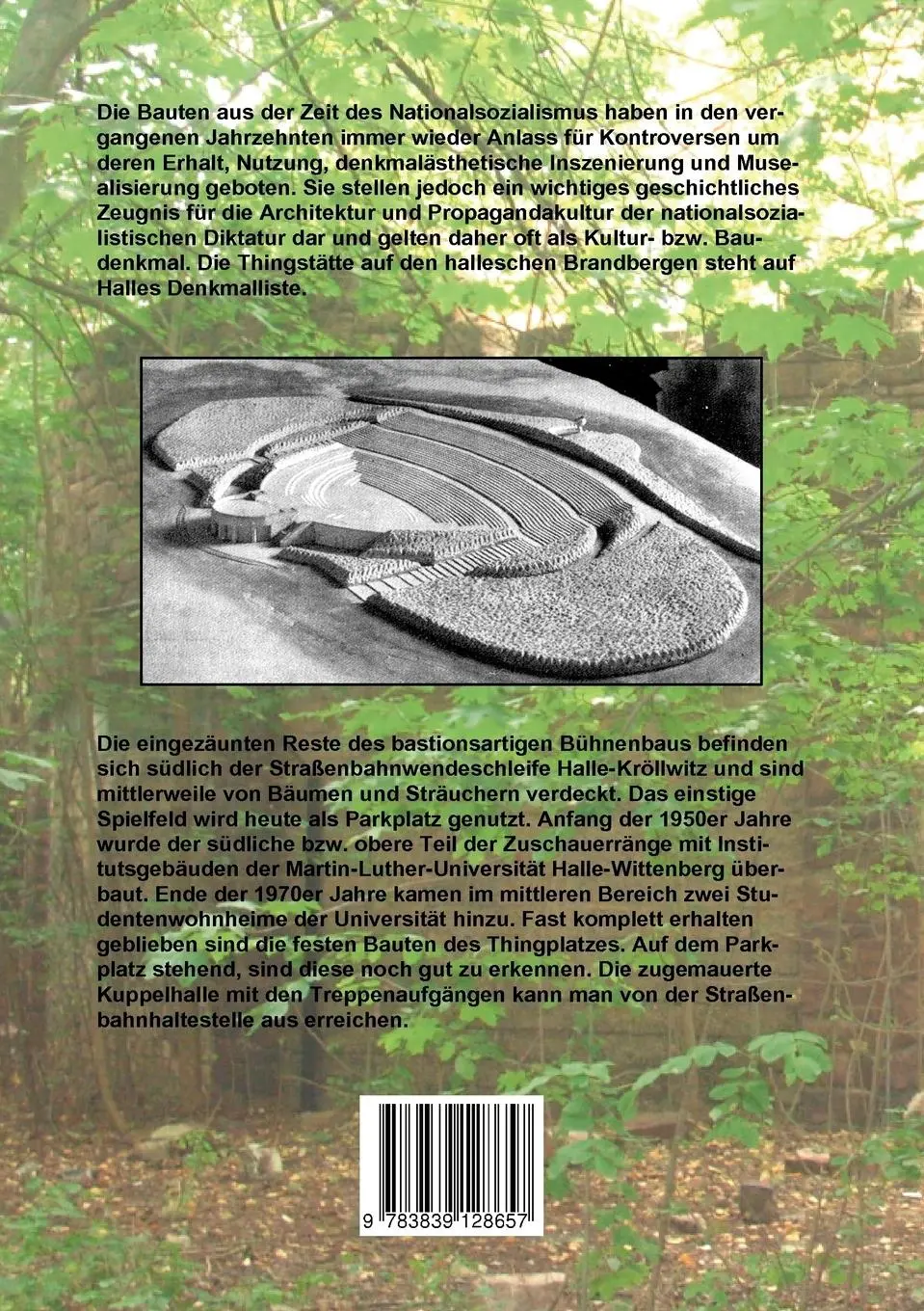 Rückseite: 9783839128657 | Der Thingplatz auf den Kleinen Brandbergen in Halle-Kröllwitz | Buch