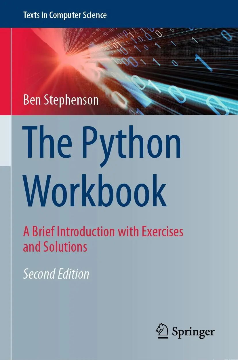 Cover: 9783030188757 | The Python Workbook | Ben Stephenson | Taschenbuch | x | Englisch