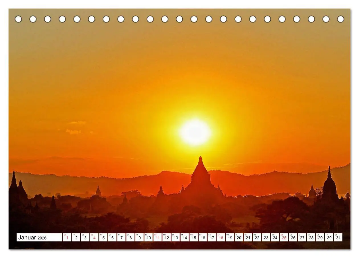 Bild: 9783457668757 | Unterwegs in Südostasien (Tischkalender 2026 DIN A5 quer), CALVENDO...