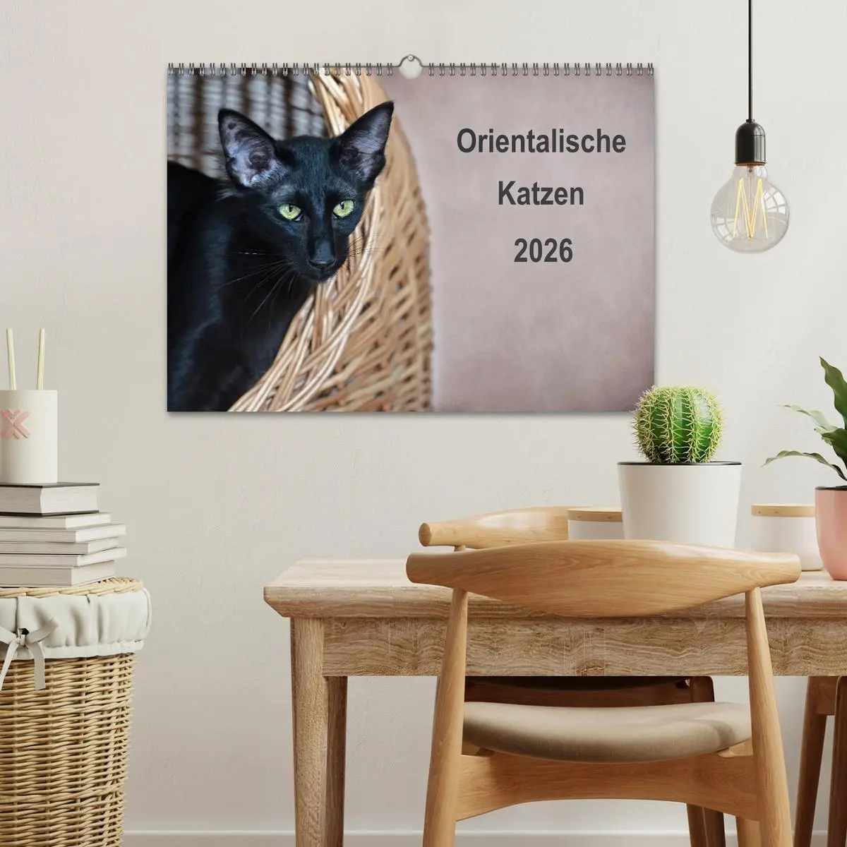Bild: 9783516138757 | Orientalische Katzen (Wandkalender 2026 DIN A3 quer), CALVENDO...