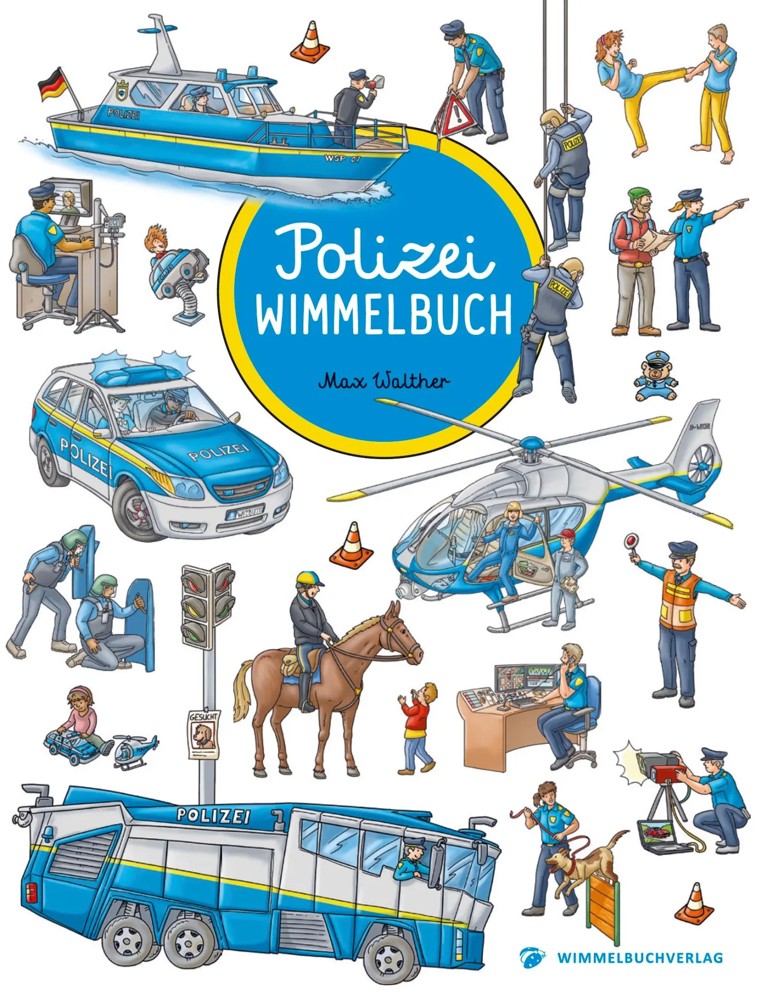 Cover: 9783948638757 | Polizei Wimmelbuch | Kinderbuch ab 2 Jahren | Max Walther | Buch