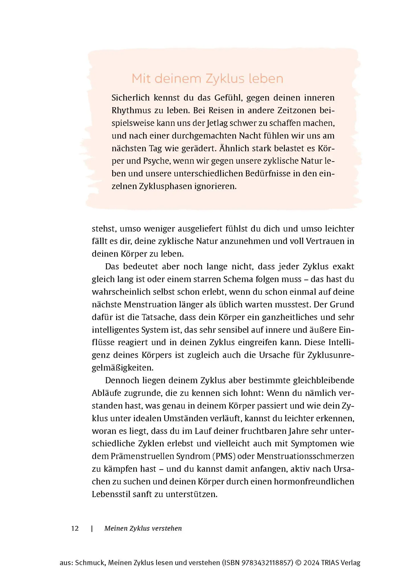 Bild: 9783432118857 | Meinen Zyklus lesen und verstehen | Anne Schmuck | Taschenbuch | 2024