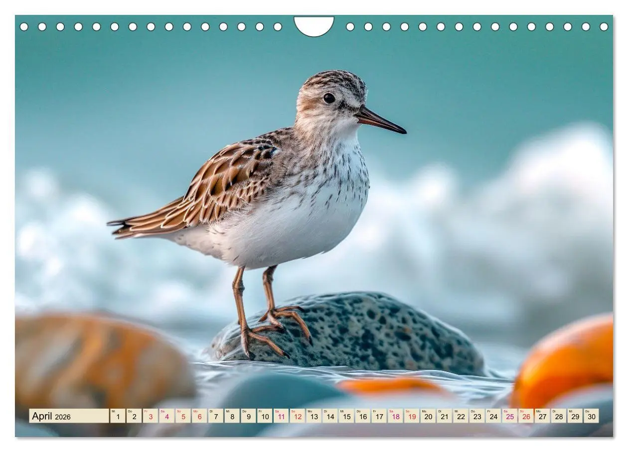 Bild: 9783457348857 | Strandläufer - immer flink unterwegs (Wandkalender 2026 DIN A4...