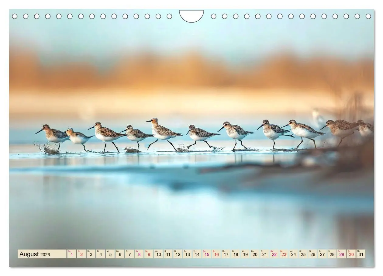 Bild: 9783457348857 | Strandläufer - immer flink unterwegs (Wandkalender 2026 DIN A4...