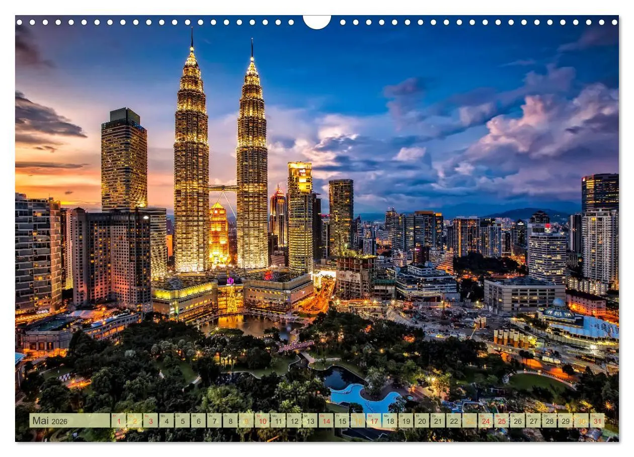Bild: 9783457898857 | Reise durch Asien - Malaysia (Wandkalender 2026 DIN A3 quer),...