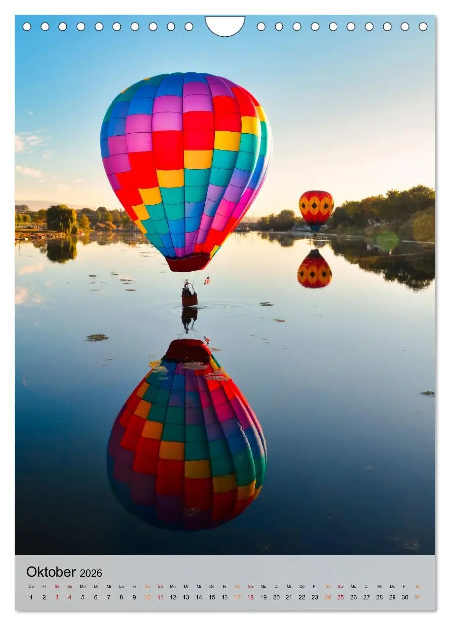 Bild: 9783516368857 | Ballon fahren - mein Traum (Wandkalender 2026 DIN A4 hoch),...