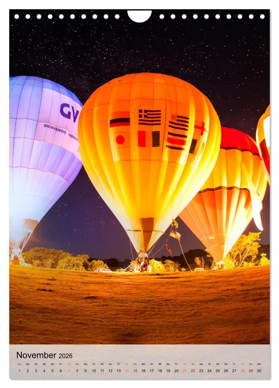 Bild: 9783516368857 | Ballon fahren - mein Traum (Wandkalender 2026 DIN A4 hoch),...