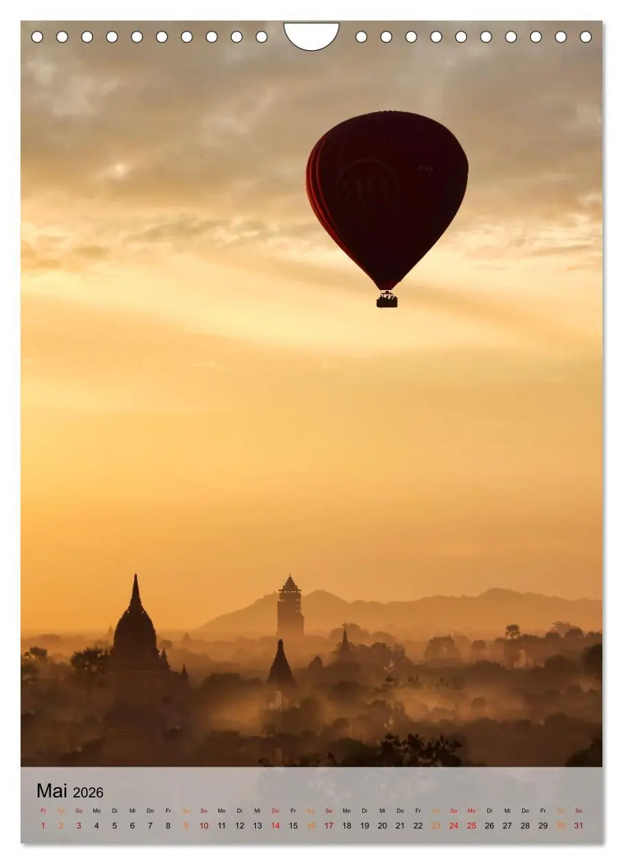 Bild: 9783516368857 | Ballon fahren - mein Traum (Wandkalender 2026 DIN A4 hoch),...