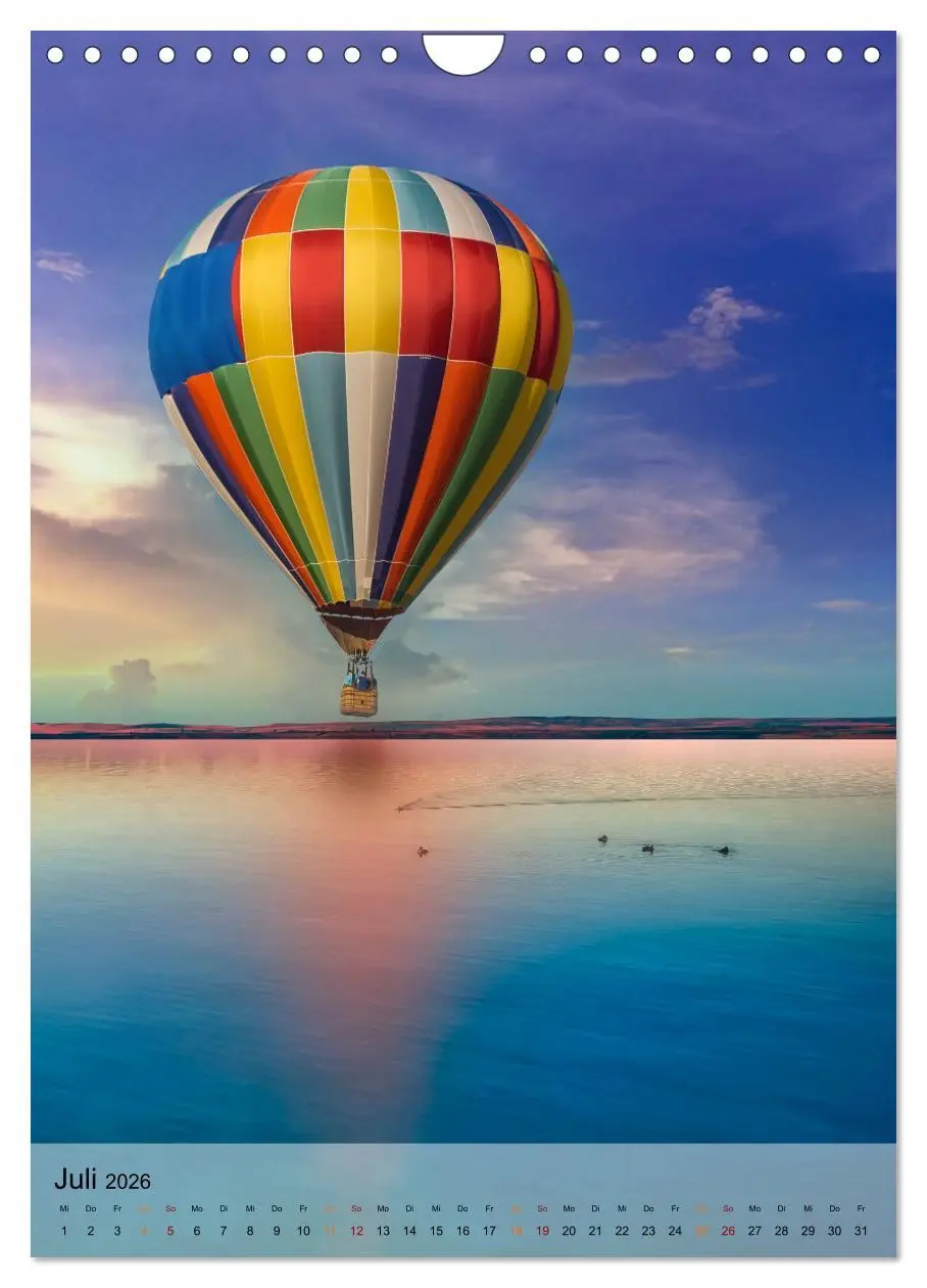 Bild: 9783516368857 | Ballon fahren - mein Traum (Wandkalender 2026 DIN A4 hoch),...