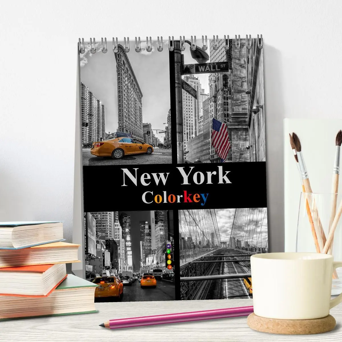 Bild: 9783516438857 | New York Colorkey (Tischkalender 2026 DIN A5 hoch), CALVENDO...